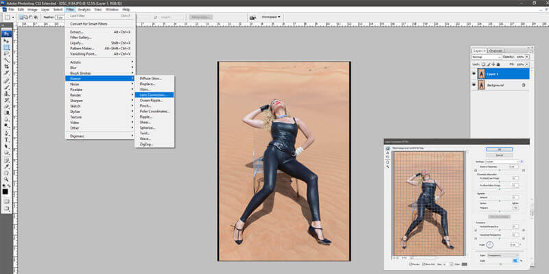 Photoshop Lens Corrections For Product Photo Editing