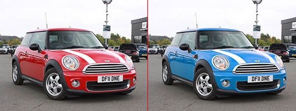 how to change car image in photoshop