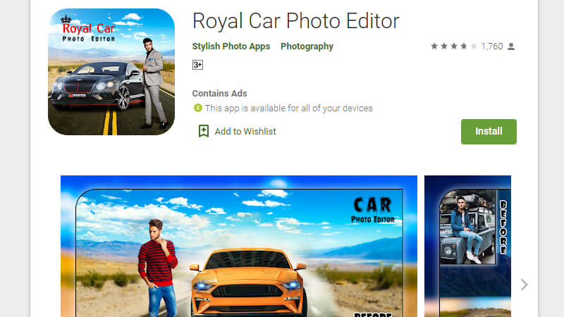 Royal car best photo editor