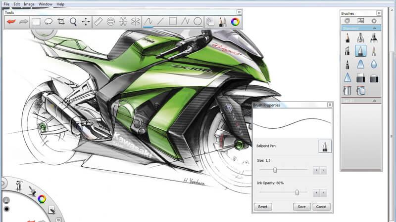 Sketchbook graphic design software