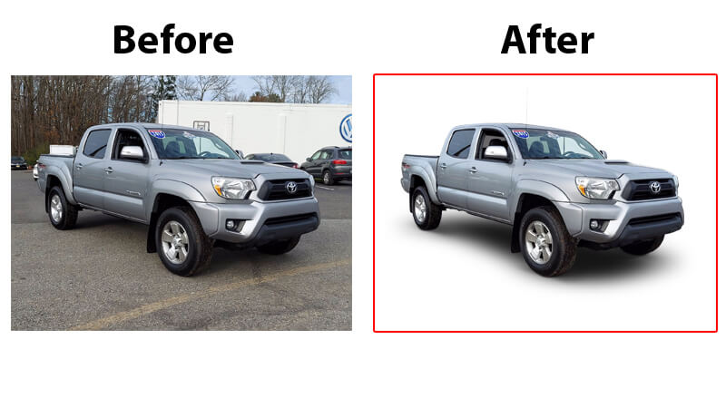 commercial image editing for car dealership business 