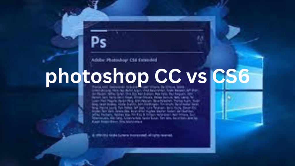 photoshop CC vs CS6